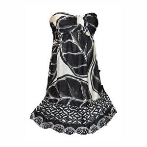 White House & Black Market Silk Strapless Dress 2